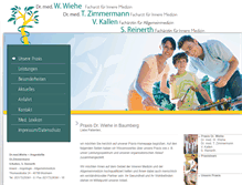 Tablet Screenshot of dr-wiehe.de